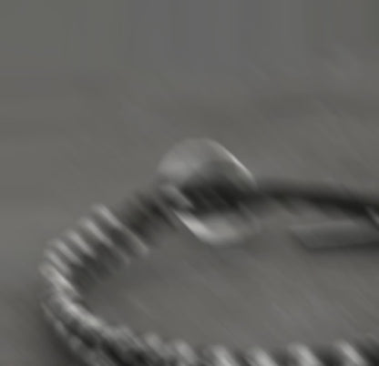 צמיד עיגולי כסף קטנים